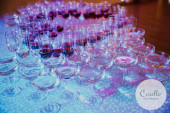 Kieliszki z szampanem - Casello Sala Weselna